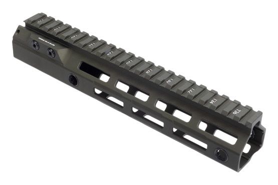 6061-T6 aluminum M-LOK handguard with steel barrel nut